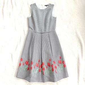 Brooks Brothers Striped Tulip Dress